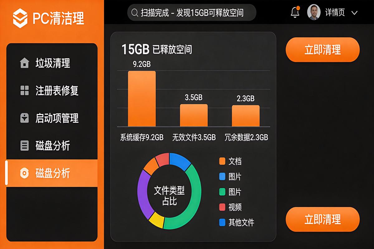 C盘深度瘦身功能